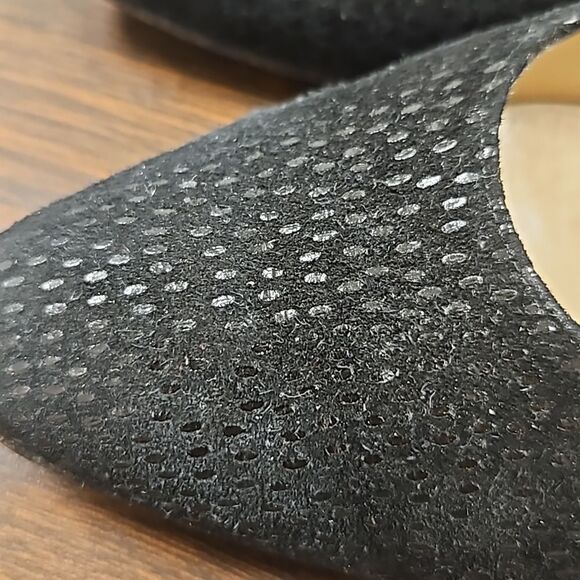 Salvatore Ferragamo Black Suede Block Heel Pumps – Made in Italy – Size 6/6.5 B - Picture 6 of 6